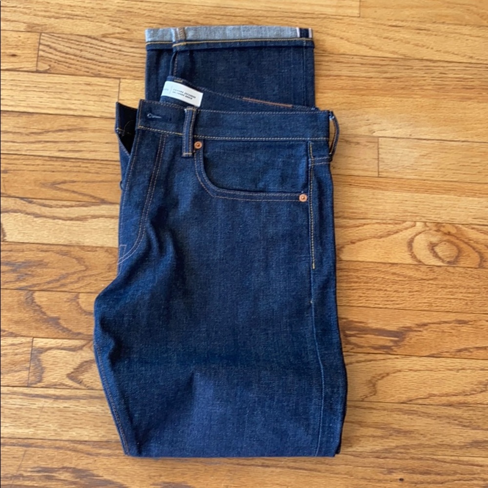 NEW Gap Japanese Selvedge Denim Jeans Slim 32x30